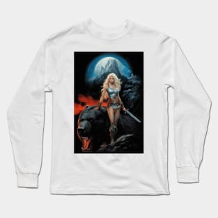 Blonde Warrior Long Sleeve T-Shirt